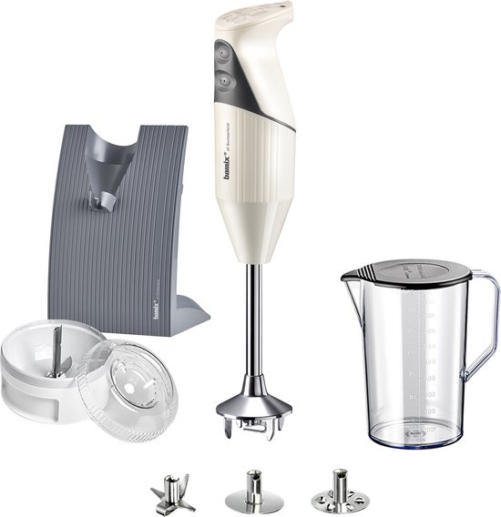 Bamix SwissLine M200 Crème - 200W - Inclusief Accessoires en Smart Helpers van Merkloos