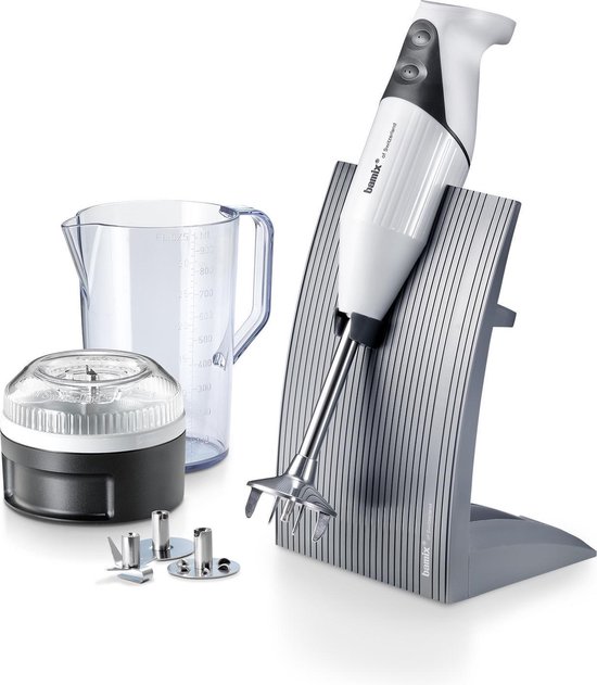 Bamix SwissLine M200 Wit - 200W - Inclusief Accessoires en Smart Helpers van Bamix