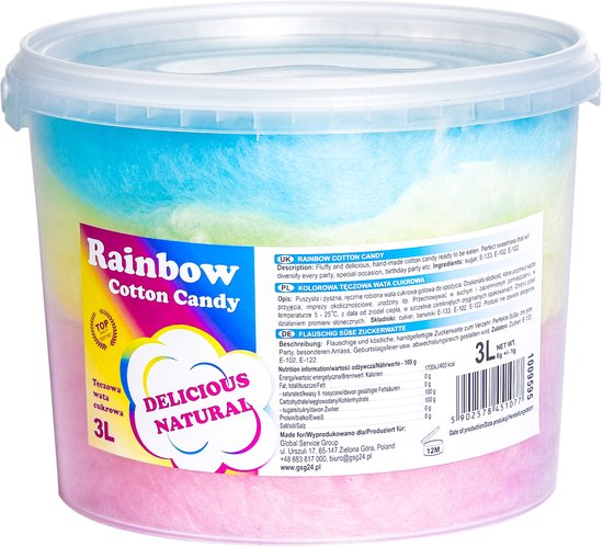 Bartpol Serie - Regenboog Sprookjeskatoen - 3L - Handgemaakt - Kleurig