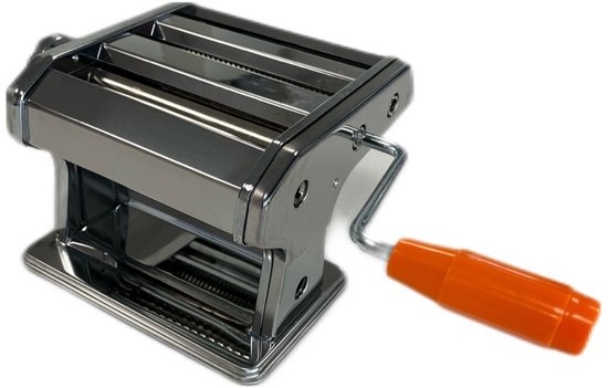 Basic Culinair Pastamachine voor tagliolini, tagliatelle en lasagne - RVS van Merkloos