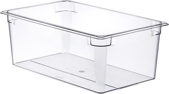 Basic Vershouddoos Gn1-1 H20cm 26.2l Pczonder Deksel - 53x32.5cm Transparant van Basi