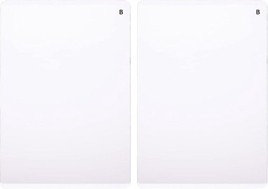 Basisplaten Set - Snijplaten Reserve - Die-cutting Embossing - A5 Formaat - 0.1 cm Hoog - Transparant