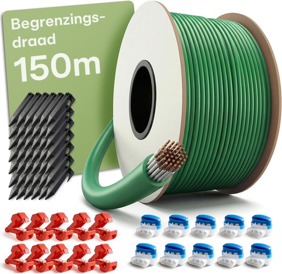 Begrenzingsdraad Robotmaaier Set 150 m – Perimeterdraad en Kabel