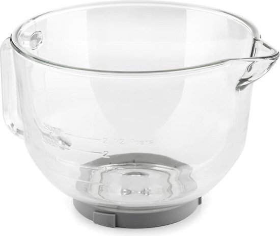 Bella Glass Bowl glazen mengkom voor de Bella 2G keukenmachine van Bella