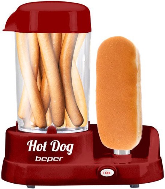Beper P101CUD501 - Hotdogmaker - Hotdog Maker - Hot Dog Machine - Hotdog Cooker - Hot Dog Cooker