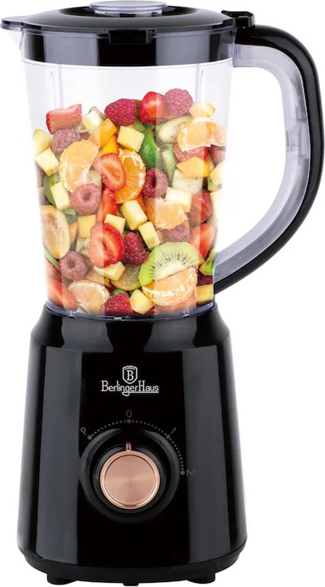 Berlinger Haus Blender 500W - 1.5L - Smoothie Maker - Zwart