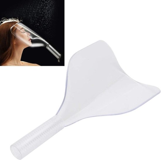 Beschermend Gezichtsmasker voor Kapsalon, Haarverf en Styling, Voorkomt Haar in Ogen en Plakking aan Gezicht, Ideaal voor Kappers en Thuisgebruik van Merkloos