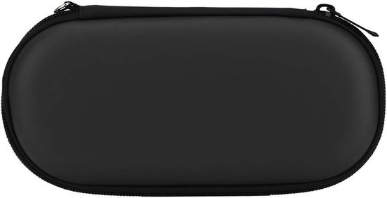 Beschermende Hardcase en Zachte Tas voor PS Vita - Ideale Reisoplossing met Extra Bescherming en Stijlvolle Zwartkleur van Merkloos