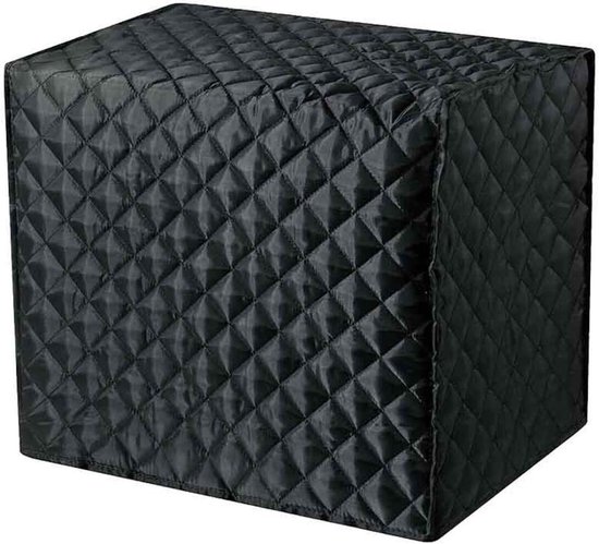 Beschermhoes voor Broodmachine - Spatwaterdichte Stofhoes voor Keukenmachines en Accessoires - Zwart, 24x16x1.8 cm