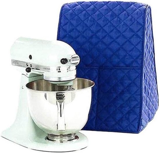 Beschermhoes voor Keukenmachine met Opbergvak - Universele Pasvorm, Blauw, Ideaal voor Keukenaccessoires en Gadget Organisatie