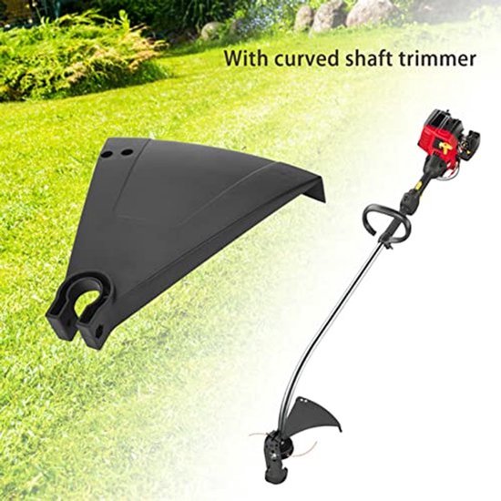 Beschermkap voor bosmaaier, plastic vervangingsdeksel voor heggenschaar past op strimmer trimmer met 1in 25mm 25.4mm zwart