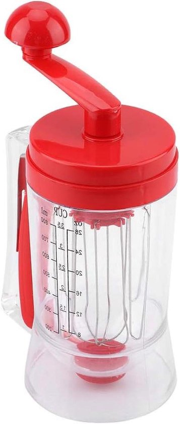 Beslagmixer Dispenser - Beslag Blender - Gebak Maken - Ingebouwde Garde - 215 cm - Transparant