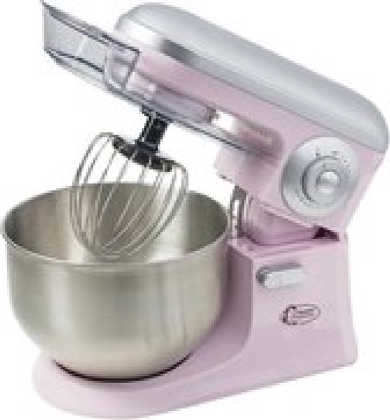 Bestron AS1200SDP Sweet Dreams Keukenmachine 1200w 240v Rvs Roze 4-delig van Bestron