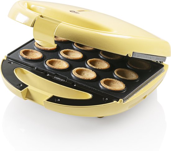 Bestron - Macaron maker - Wafelijzer - 850 W - Geel van Bestron