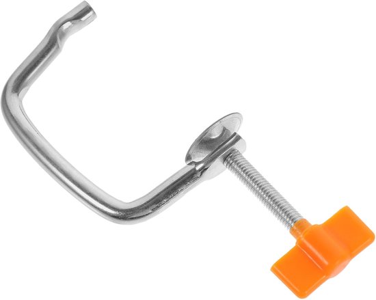 Bevestigingsklem - Reserveclip machine - Pasta Maken - Robuuste constructie - 155 cm - Zilver