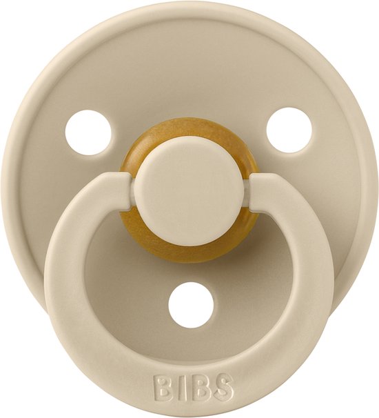 Bibs Fopspeen Latex Anatomical Vanilla Size 2 van Bibs
