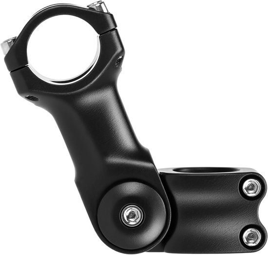 Bicycle Stem 31.8mm x 110mm, Verstelbare Aluminium Stuurverhoger met ± 60° Hoek voor Fietsen van Merkloos