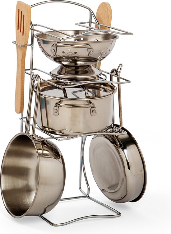 BigJigs Cooking Pot Rack van Bigjigs