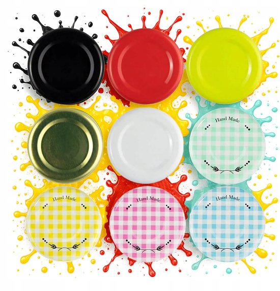 Bimberek - Keukenaccessoire - Verschillende Kleuren - Twist Off Deksel - 43mm van Merkloos