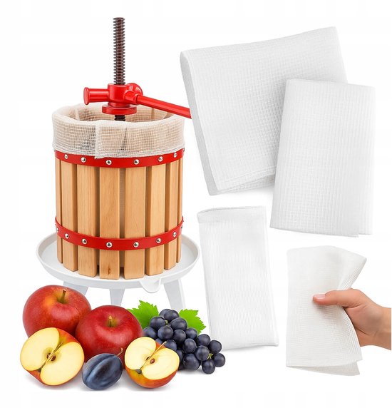Bimberek - Nylon Filterzak voor Fruitpers - 6L - Herbruikbaar - Voedselveilig van Merkloos