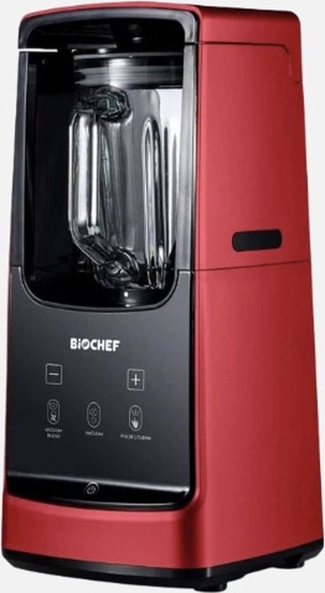 BIOCHEF Blender - Smoothie Maker - Blender Smoothie - Food Processor - Smoothie Blender - Fruitmixer - Smoothiemaker - Blender Rood - Astro Rood - 1000W van BioChef