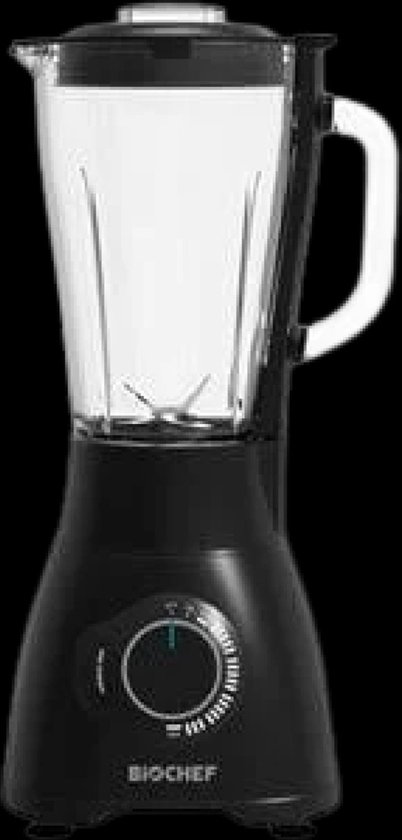 BIOCHEF Blender - Smoothie Maker - Blender Smoothie - Food Processor - Smoothie Blender - Fruitmixer - Smoothiemaker - Galaxy Zwart - 1200W van BioChef