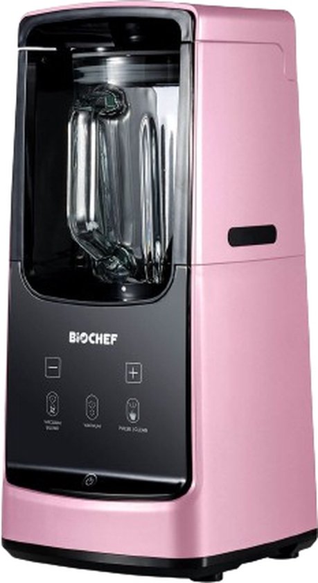 BIOCHEF Blender - Smoothie Maker - Blender Smoothie - Food Processor - Smoothie Blender - Fruitmixer - Smoothiemaker - Roze Blender - Astro Roze - 1000W van BioChef