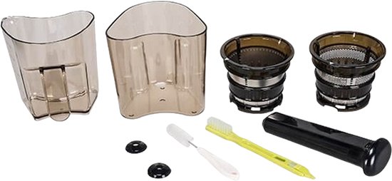 BIOCHEF Slowjuicer - Slow Juicer - Fruitspers - Juicers Slowjuicer - Juicer voor Groenten en Fruit - Sapmaker - Groenten en Fruitpers - Atlas Wit - 250W van BioChef