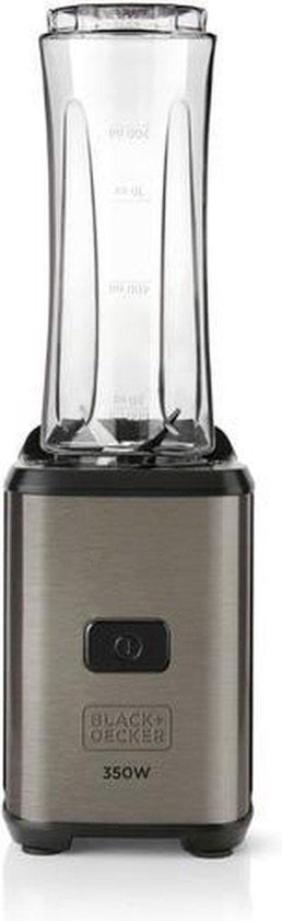 BLACK+DECKER BXJBA350E Staande mixer Grijs, Transparant 350 W van BLACK+DECKER