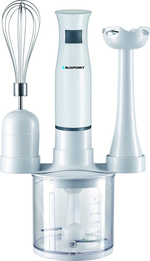 BLAUPUNKT MEN00833 - Staafmixer Set - Hakmolen - Garde - 200W - Wit van Blaupunkt