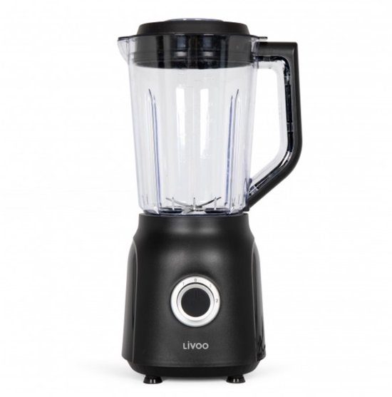 blender 1,5l 600w zwart roestvrij staal - livoo - DOP242N van Livoo