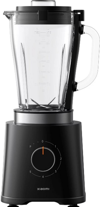 Blender 1,75L – Krachtige Smoothie Blender – 6 Snelheden – Voor Smoothies, Shakes, Soepen en Sauzen – Zwart