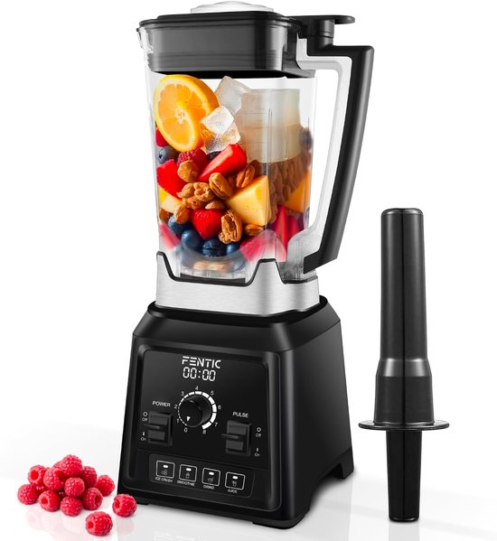 Blender 2000W - 2 Liter - Smoothie Maker met 8 Snelheden - Ideaal voor Milkshakes - ShopVlot