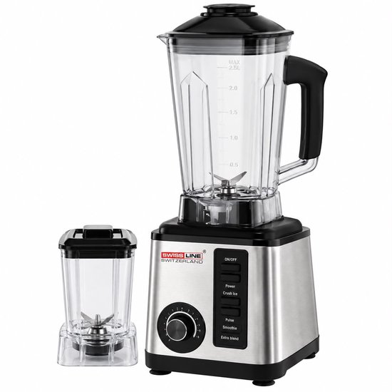 Blender 2in1 2,5L-5800W-Blender&Kruidenmolen SWISS LINE -RSV Messen van SWISS LINE