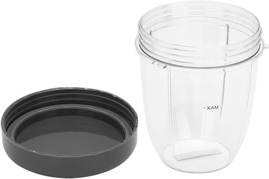 Blender Accessoires Set - 18 oz Mok met Deksel, Duurzaam PC Materiaal en Buikafdichting, Vervangende Onderdelen voor 900W Blender