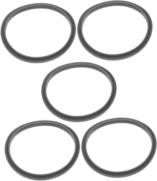 Blender Afdichtingsringen - Rubberen Pakkingen Mixer - Lekkende Blenders Repareren - Voedselveilig Siliconen Materiaal - 9 cm Diameter - Grijs