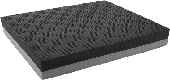 Blender Antislip Mat - Trillingsdemper Keukenapparaat - Keukenapparaten Stabiliseren - Schokabsorberende Geluidsreductie - 30x25x4 cm - Zwart-grijs