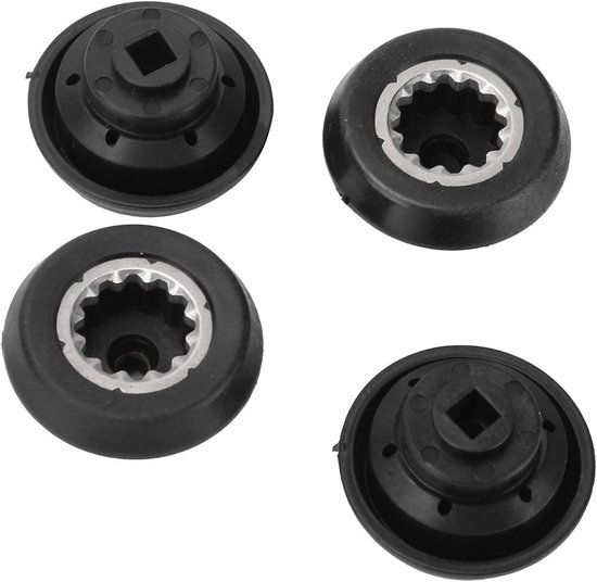 Blender Basisuitrusting - Sapcentrifuge Onderdelen - Mixen en Malen - Krachtige Transmissie - 4-pack Schroeven - Zwart