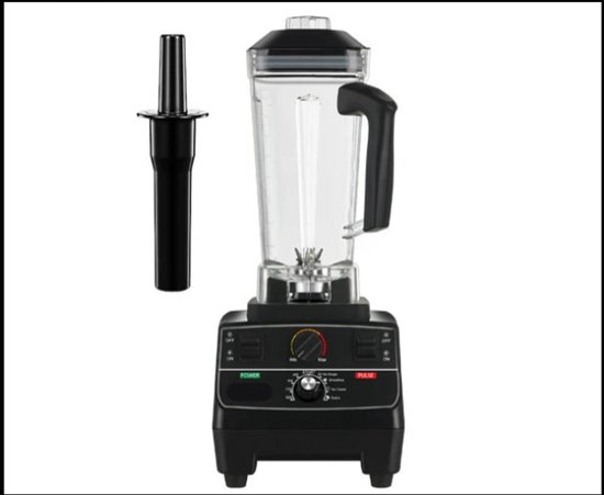 Blender – Blender Smoothie - Smoothie Maker - Blender to go - Foodprocessor - Keukenmachine - Professionele Blender met Smart Timer – 2200W – voor Smoothies, ijsblokjes, soepen & sappen - 2-liter BPA-vrije kan van Merkloos