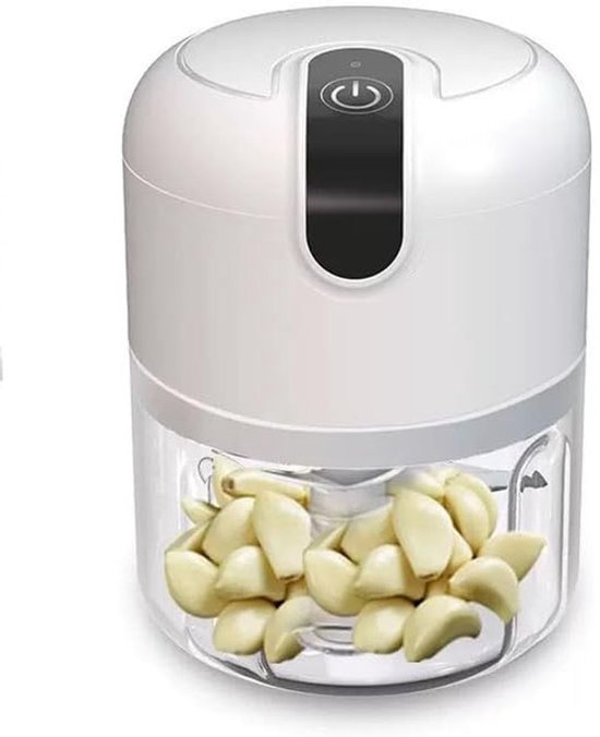 Blender - Blender to go - Foodprocessor - Mini Blender - 250ml - Oplaadbare - Geschikt voor babyvoeding - groenten in smoothies - chili - groenten - noten - fruit in vlees - Wit van Merkloos