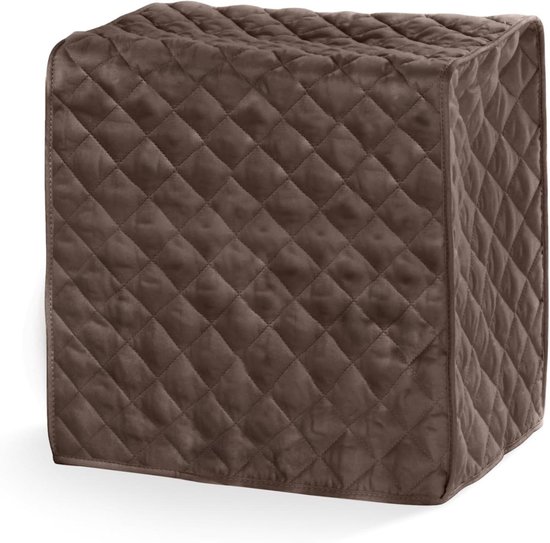 Blender Deksel - Keukenmachinehoes - Apparaat Beschermen - Gewatteerde Polyester Stof - 10x8x16 Inch - Brons