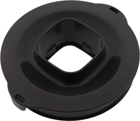 Blender Deksel - Sluiting Kan - Keuken Gebruik - Origineel Onderdeel - 12 x 12 x 3 cm - Transparant