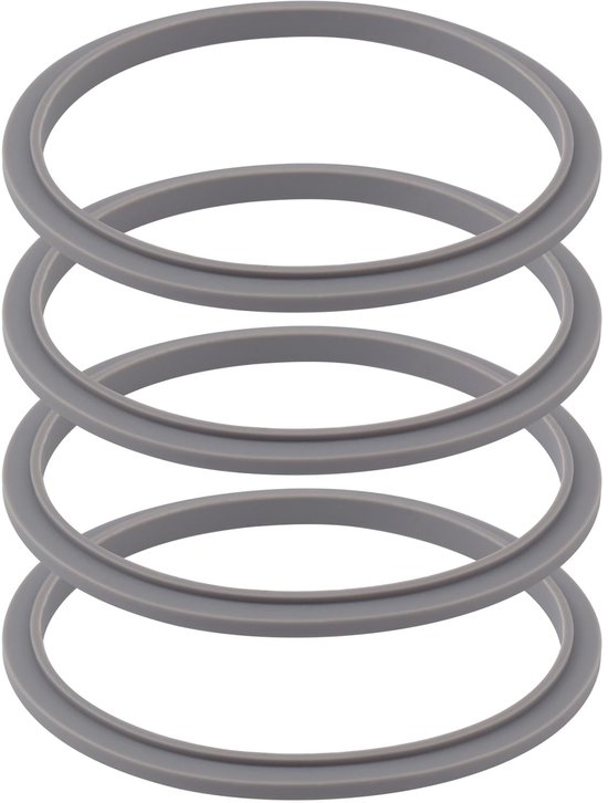 Blender gaskets - Set van 4 stuks voor persoonlijke blenders 600W en 900W - Siliconen vervangingsonderdelen - Afdichtringen - Accessoires voor blender