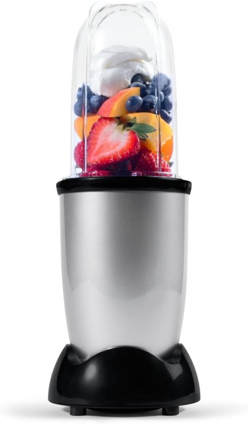 Blender Glazen Kan - Krachtige Blender - Met Glazen Kan - Smoothie Blender - 560 ml / 200 W - Smoothie Maker - RVS - Blender To Go - Variabele Snelheid - Met Glazen Reservoir - Warme en Koude Bereidingen van Domo