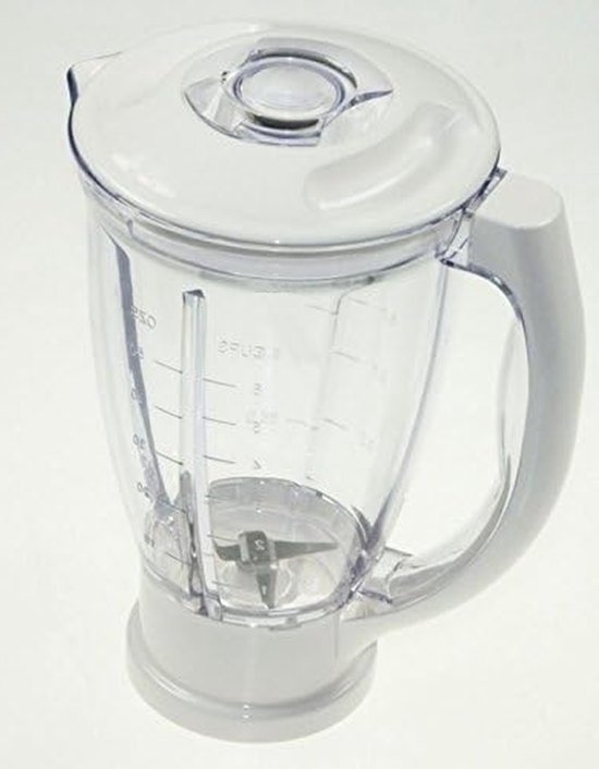 Blender Kom - Mixer Kom - Keuken Gebruik - Origineel Onderdeel - 1.5 Liter - Wit