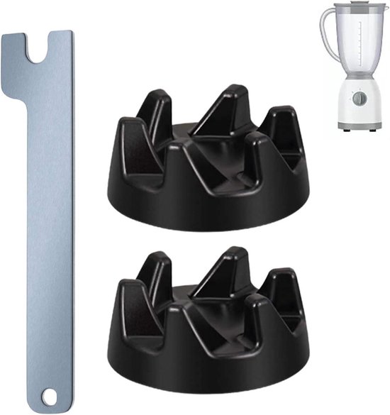 Blender Koppeling - Mixer Onderdeel - Apparaat Reparatie - Universele Pasvorm - 36mm Diameter - Zwart