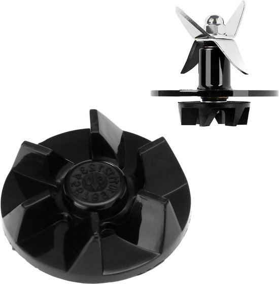 Blender Koppeling - Motor Onderdeel - Keukenmachine Reparatie - Duurzaam PP Materiaal - 11x26x11 mm - Zwart