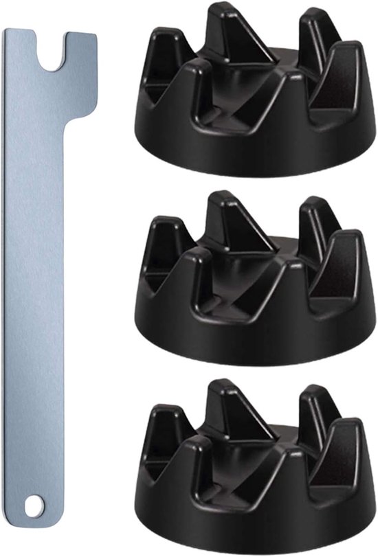 Blender Koppeling - Reserveonderdeel Mixer - Apparaat Repareren - Duurzaam PP Materiaal - 36mm Buitendiameter - Zwart
