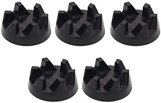 Blender Koppeling Vervanging - Reserveonderdeel Blender - Blender Repareren - Duurzaam ABS Materiaal - 5 Stuks - Zwart