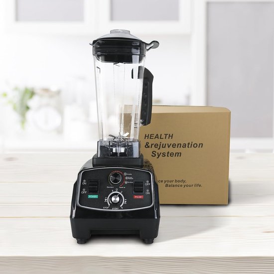 Blender - KrachtMix Elite - Professionele Blender - 2000 W - 2 Liter van KrachtMix Elite